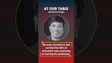 '55% of educators were planning to leave the profession.” #Shorts